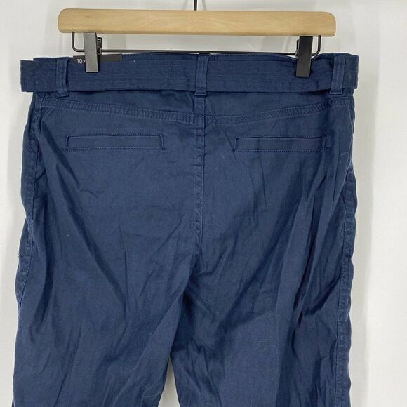 Liverpool Pants Dave Crop Linen Straight - Picture 6 of 10